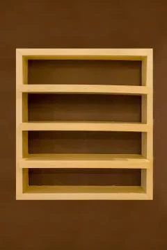 Empty wood shelf. Stock Photos
