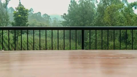 Empty wood table Stock Photos