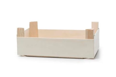 Empty wooden Box Stock Photos