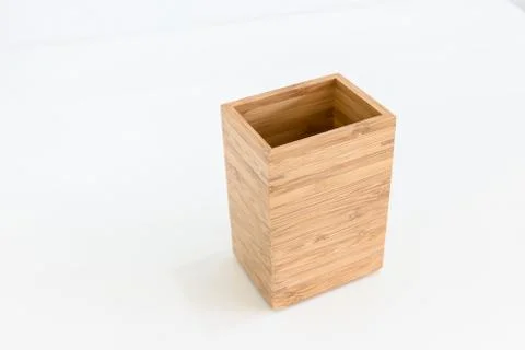 Empty wooden box Foto stock