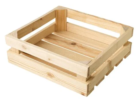 Empty wooden crate Stock Illustration
