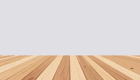 Empty wooden floor with clean perspective and soft lighting minimal backgro.. Stock Illustration