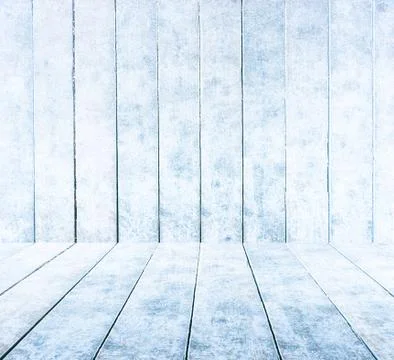 Empty wooden ice panel background and wooden ice floor or table ,ready for pr Stock Photos