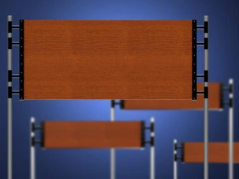 Empty wooden Stock Illustration