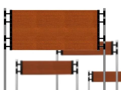 Empty wooden Illustrazione stock