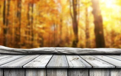 Empty wooden table background Stock Photos