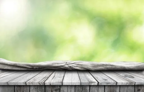 Empty wooden table background Stock Photos