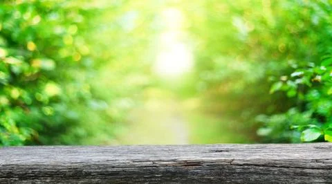 Empty wooden table background Stock Photos