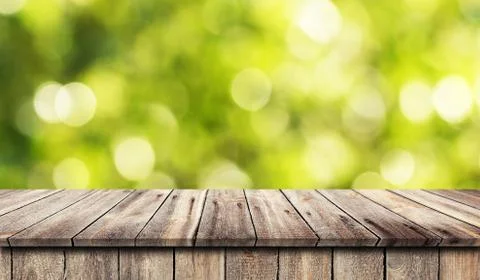 Empty wooden table background Foto stock