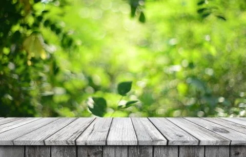 Empty wooden table background Stock Photos