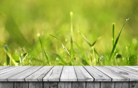 Empty wooden table background Foto stock