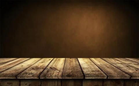 Empty wooden table background Stock Photos