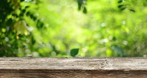Empty wooden table background Stock Photos