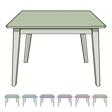 Empty wooden table cartoon vector graphic 스톡 일러스트