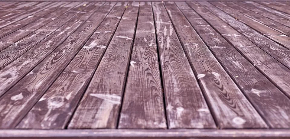 Empty wooden table front view Stock Photos