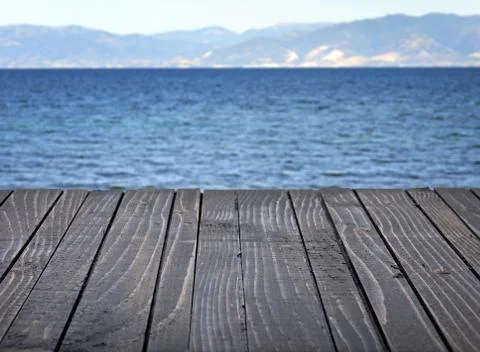 Empty wooden table Stock Photos