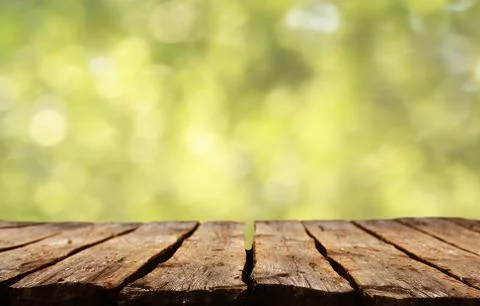 Empty wooden table Stock Photos