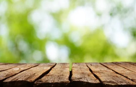 Empty wooden table Stock Photos