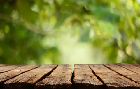 Empty wooden table Stock Photos