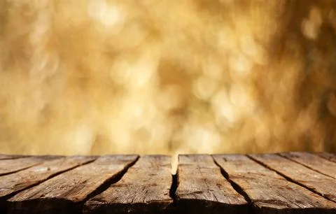 Empty wooden table Stock Photos