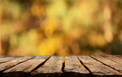 Empty wooden table Stock Photos