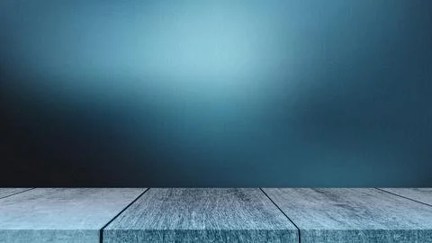 Empty wooden table top isolated on Blue Noise background, used for display .. Stock Illustration