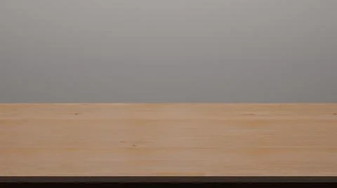 Empty work desk - office interior. 3D rendering Illustrazione stock