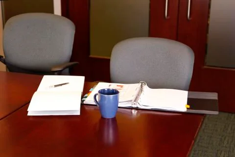 Empty work space Stock Photos