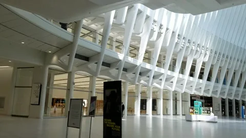 Empty World Trade Center in New York 库存影片 166239696