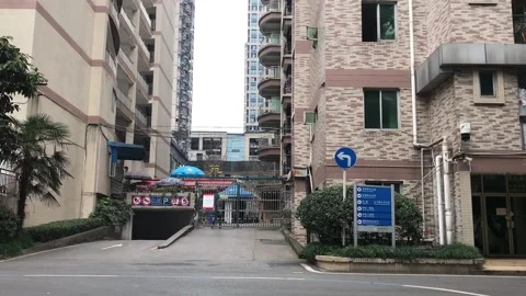 Empty wuhan building after coronavirus atteck Stock Footage 133317208