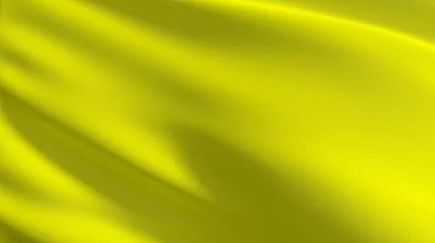 Empty yellow flag and copy space for advertisement. Mockup. 3d abstract illus Illustrazione stock