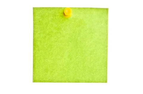Empty yellow post it 库存照片