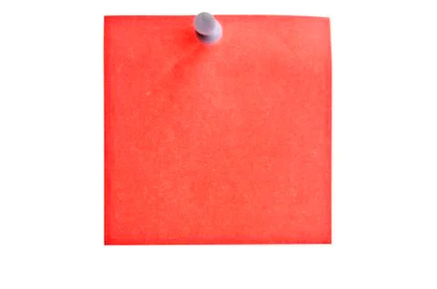 Empty yellow post it 库存照片