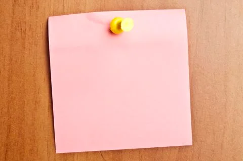 Empty yellow post it Photos