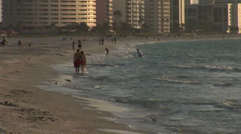 EmptyBeach Stock Footage 959635