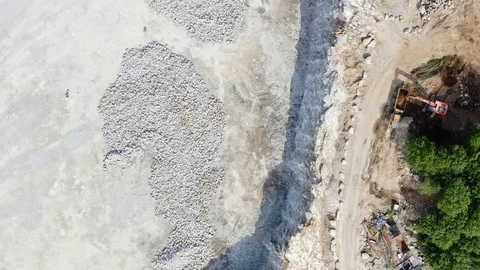 Emptying topsoil Stock Footage 110629236