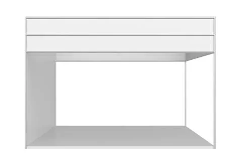 EmptyTrade show booth Stock-Illustration