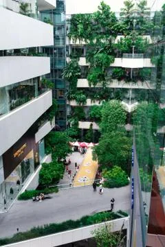 The Emquartier Department Store Stock Photos