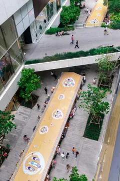 The Emquartier Department Store Stock Photos