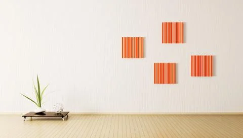 Emty interior Stock Illustration