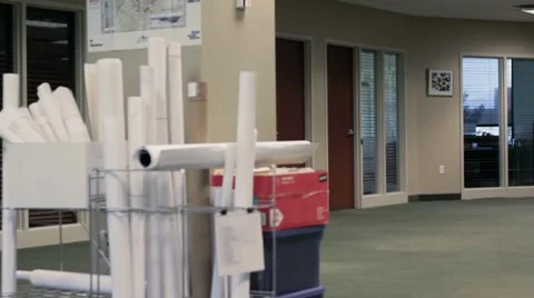 Emty Office Space Stock Footage 8360196