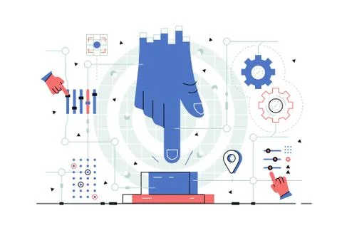 Enable option of manual controlling Stock Illustration
