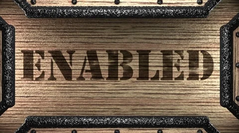 Enabled on wooden stamp Видео 8765422