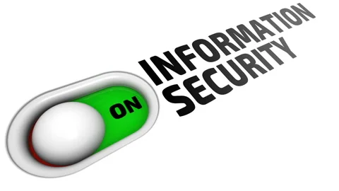 Enabling and disabling information security option Stock Footage 179160593