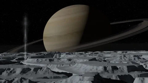 Enceladus-Europa Stock Footage 137619983