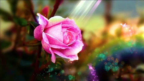Enchanted flower Rose 動画素材 106598335