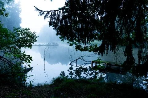 Enchanted lake Foto stock
