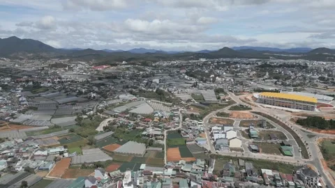Enchanting Da Lat: Aerial Perspectives of Natural Splendor Video stock 242575842