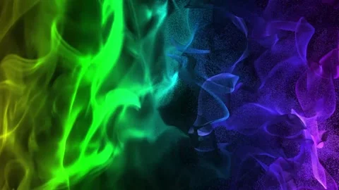 Enchanting Multicolored Flames of Fire Stock-Footage 249509766