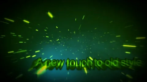Enchanting Sky Short Title After Effects stock